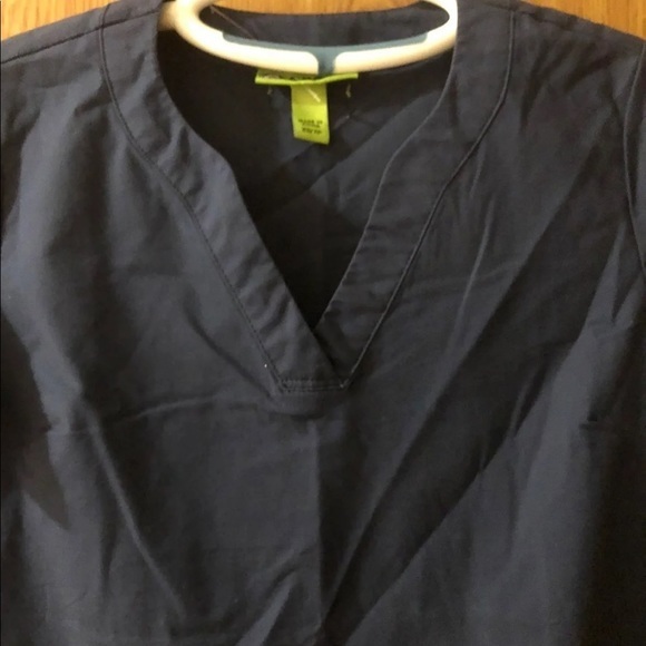 Crocs Shirt Women’s Size XS Medical Apparel Scrub Top Blue - Picture 4 of 6